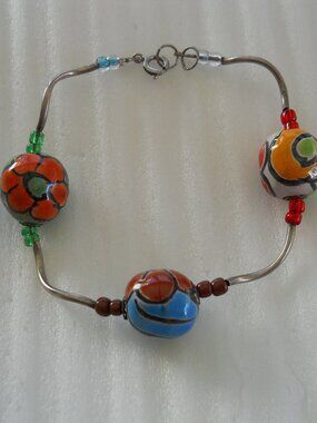 Big Round Beaded Bracelet  930
